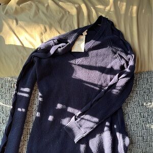boston proper XS sweater with sleeve cutouts